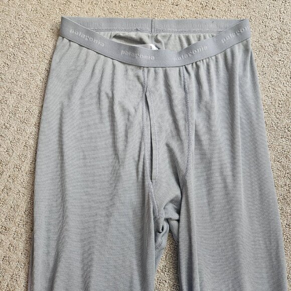 Patagonia Men's Capilene Performance Baselayer SZ Large Gray Leggings USA Ski - Picture 4 of 9